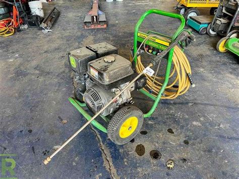 John Deere Pressure Washer, 3800-PSI, Honda GX390 Gas Engine, Hose and Wand - Roller Auctions