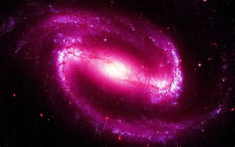 Pink Galaxy Nebula Space