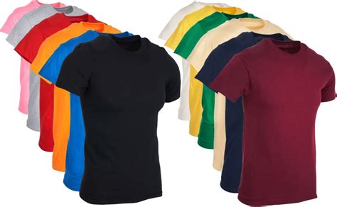 12 Wholesale 12 Pack Mens Plus Size Cotton Short Sleeve T Shirts Assorted Colors Size 3XL - at ...