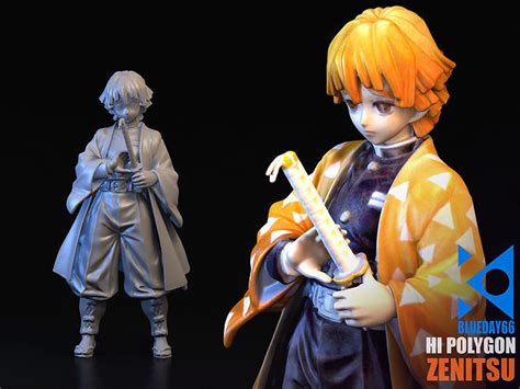 ZENITSU 3D anime figure 3D model | CGTrader