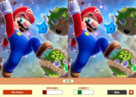 Super Mario Find the Differences is a perfect cartoon hero game that will certainly work on your ...