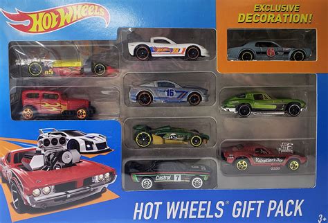 2016 Mattel Hot Wheels 9-Car Collector Gift Pack Exclusive Decoration ...