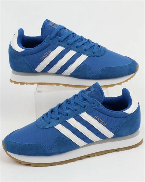 Adidas Originals Haven Trainers Blue/White/Gum,runner,shoes,mens