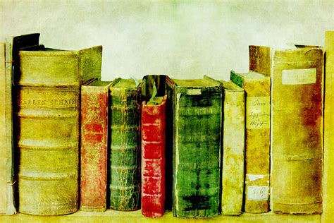 Old Books On Shelf Free Stock Photo - Public Domain Pictures