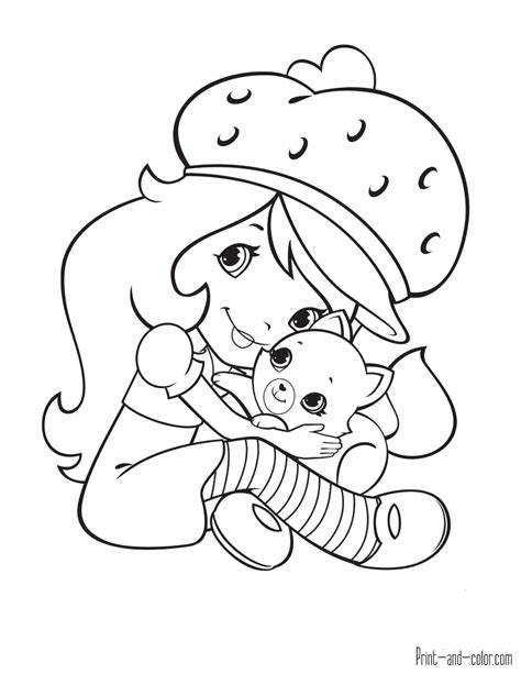 Strawberry Shortcake coloring pages | Print and Color.com