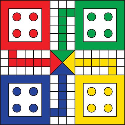 Vector Ludo Game Board Stock Illustration - Download Image Now - iStock