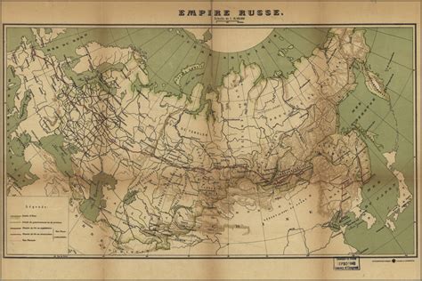 24"x36" Gallery Poster, map of russian empire 1900 - Walmart.com