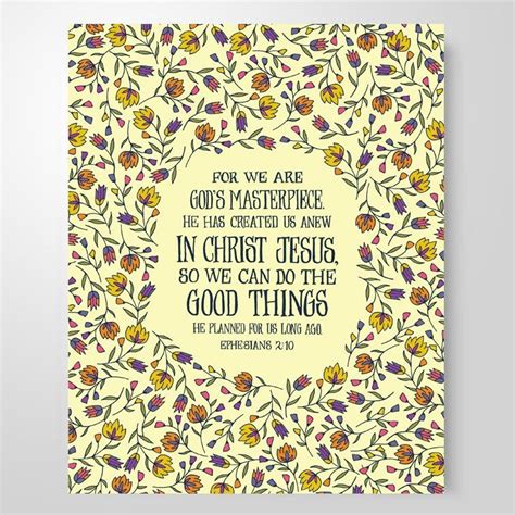 "God's Masterpiece" art print | Masterpiece, Scripture art, 11x14 print