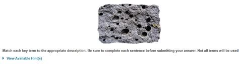 Solved intrusive 1. The texture of this rock is pumice 2. | Chegg.com