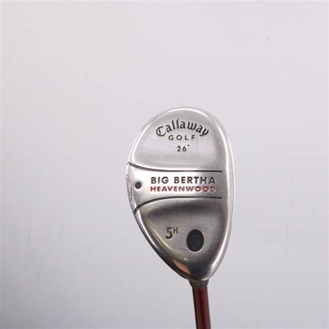 Callaway Big Bertha Heavenwood 5 Hybrid 26 Degrees RCH 75w Regular Flex 66338D - Mr Topes Golf