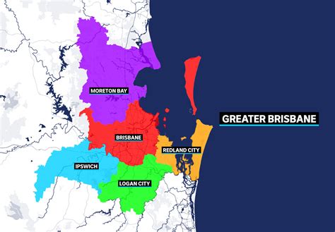 Greater Brisbane Area Map