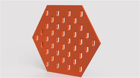Skadis Hexagon Tile by db | Download free STL model | Printables.com