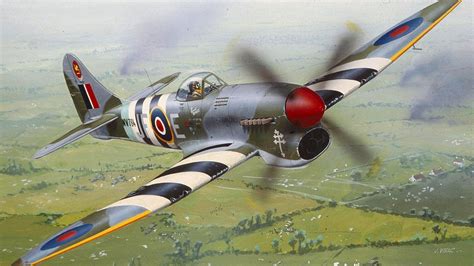 Download Warplane Military Hawker Tempest HD Wallpaper