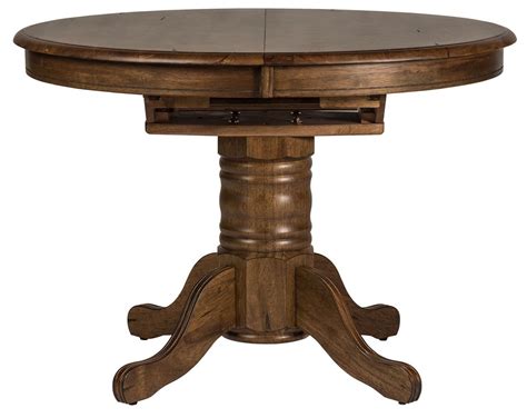 Pedestal Square Extendable Dining Table / Kittinger georgian banded ...