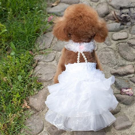 Aliexpress.com : Buy Dog Wedding Dress Female Dog Clothes Summer Girl ...