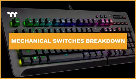 Mechanical Keyboard Switches Breakdown | Thermaltake Blog