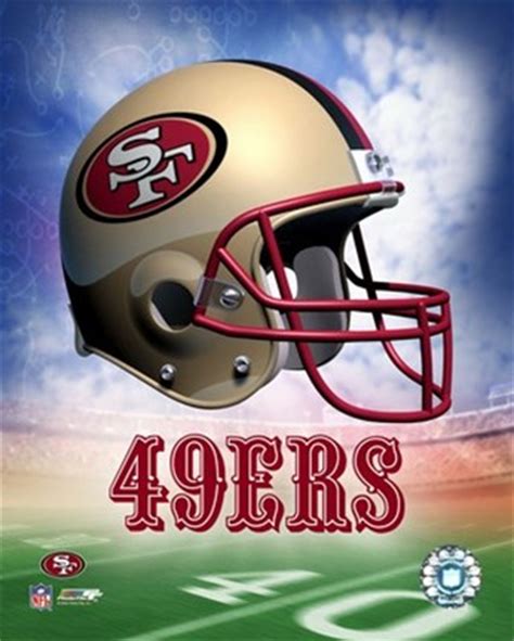 San Francisco 49ers Helmet Logo Fine Art Print by Unknown at ...