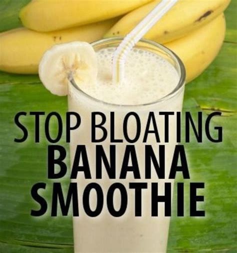 Banana Smoothie Bloat Buster | The WHOot | Banana smoothie recipe ...