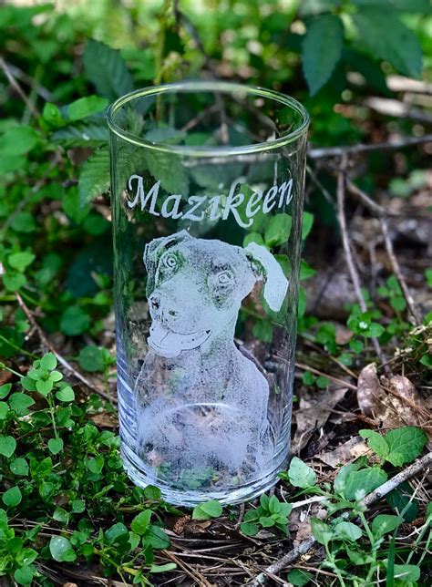 Personalized, Engraved Vase, Custom picture glass vase, Pet photo Vase, Anniversary, picture on ...