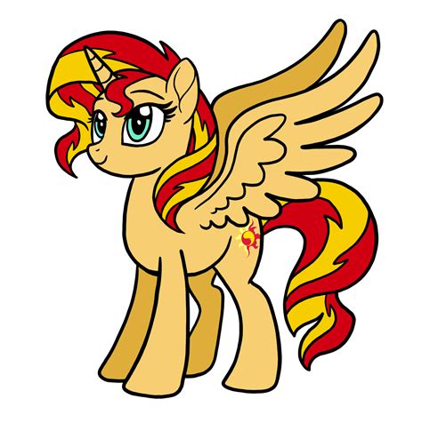 Alicorn Sunset Shimmer by MelSpyRose on DeviantArt