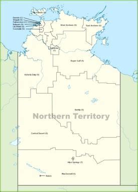 Northern Territory Map | Australia | Detailed Maps of Northern ...