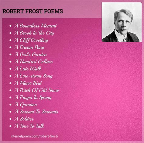 Robert Frost Poems