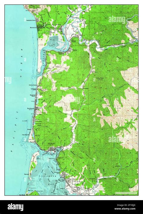 Map of nehalem oregon hi-res stock photography and images - Alamy