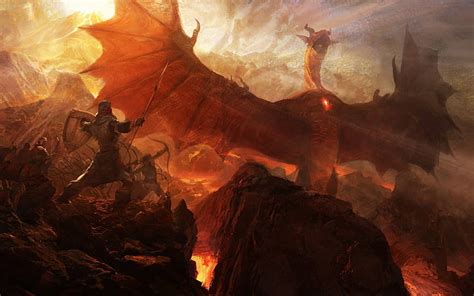 HD wallpaper: battle, dogma, dragons, fantasy, game, warrior ...