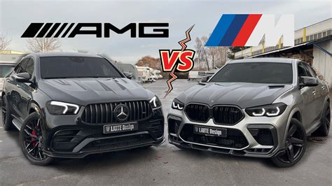 GLE63 S AMG VS. BMW X6 M COMPETITION +SOUND Comparison! Interior Exterior Review - YouTube