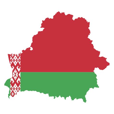 Belarus Map Flag | Free SVG