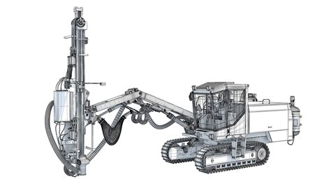 Mining Drill Rig Equipment Collection Model - TurboSquid 1872541