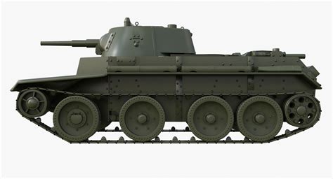 Tank bt 7 soviet 3D model - TurboSquid 1210155