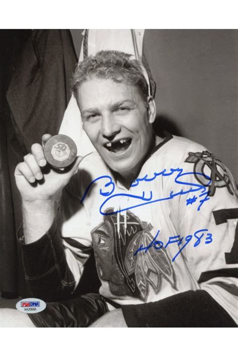 Bobby Hull 8x10 Photo Signed Autographed Auto PSA DNA COA Blackhawks HOF