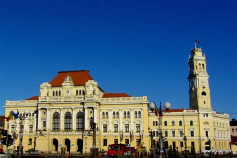 Oradea, Romania - Beautiful Oradea City Hall building. | TouristBee