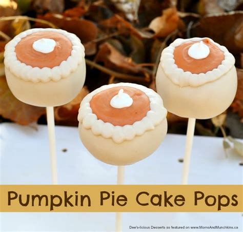 Pumpkin Pie Cake Pops Tutorial - Moms & Munchkins