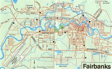 Fairbanks Alaska Map - Fairbanks Alaska • mappery