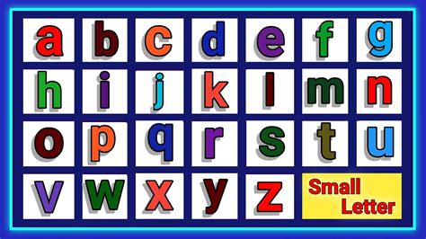 Small letter | Small letters a to z | small letter mein abcd | Small Alphabet Letter | a to z ...