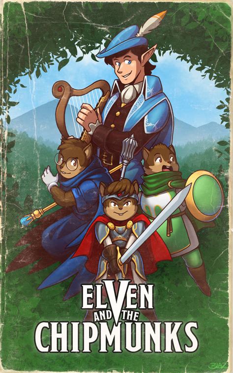 Elven and the Chipmunks - VHS Cover by Blazbaros on DeviantArt