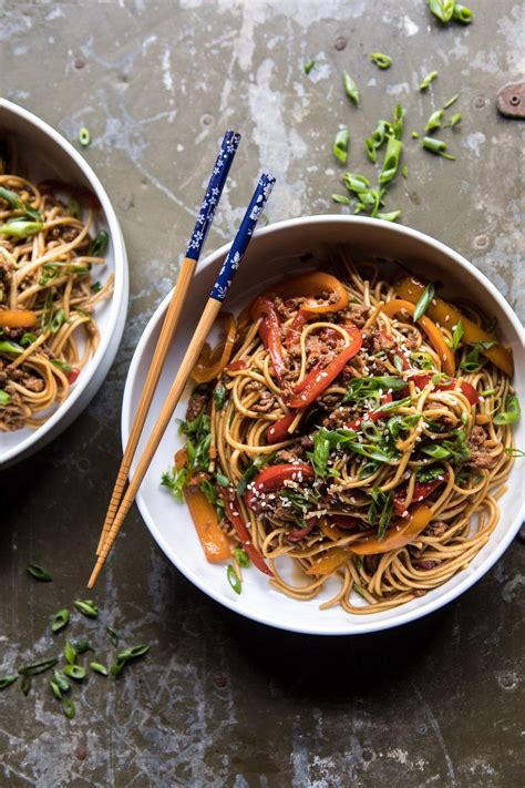 Weeknight 20 Minute Spicy Udon Noodles. - Half Baked Harvest