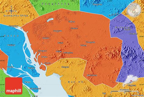 Political Map of Dongguan