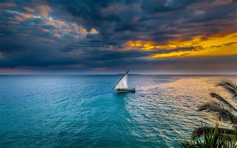 Sunset Sailing Wallpapers - Wallpaper Cave