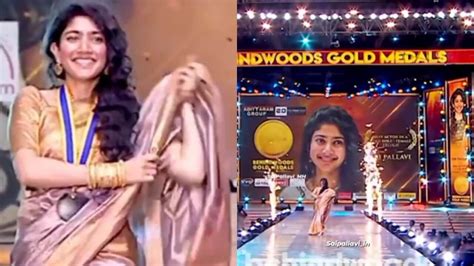 Watch: Sai Pallavi goes bold in saree, impromptu dance video from stage ...