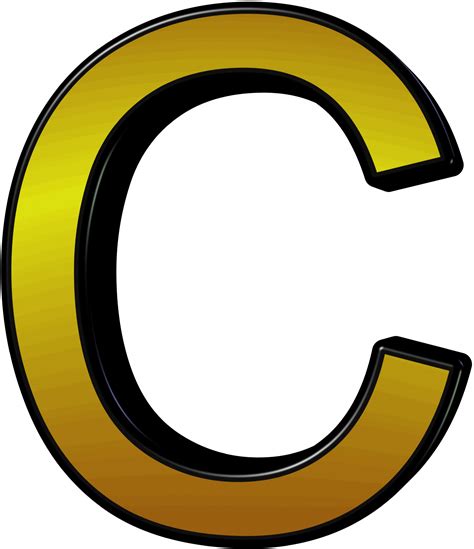 Gold Letter C Free Stock Photo - Public Domain Pictures