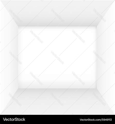 White empty room Royalty Free Vector Image - VectorStock