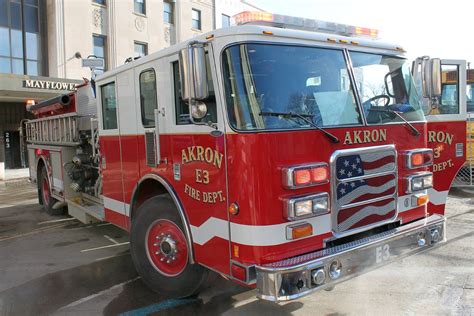 Akron Fire Department Pierce Engine 3 | Fire dept, Fire trucks, Cool fire