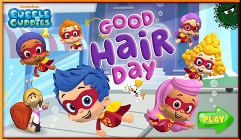 Bubble Guppies Good Hair Day Game - BEST GAMES WALKTHROUGH