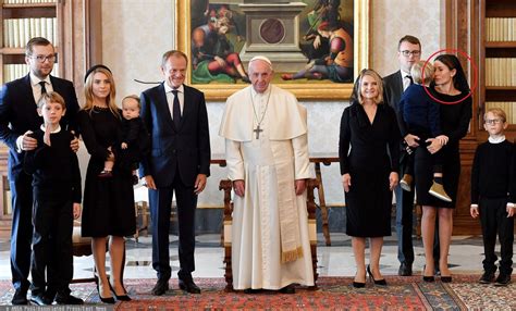 Donald Tusk z rodziną u papieża Franciszka. Kim jest żona Michała Tuska ...