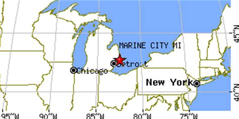 Marine City, Michigan (MI) ~ population data, races, housing & economy