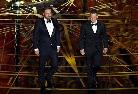 Ben Affleck and Matt Damon at the 2017 Oscars | POPSUGAR Celebrity Photo 3