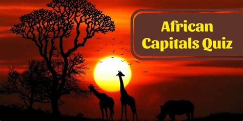 African Capitals Quiz - Geography Trivia - 197 Travel Stamps